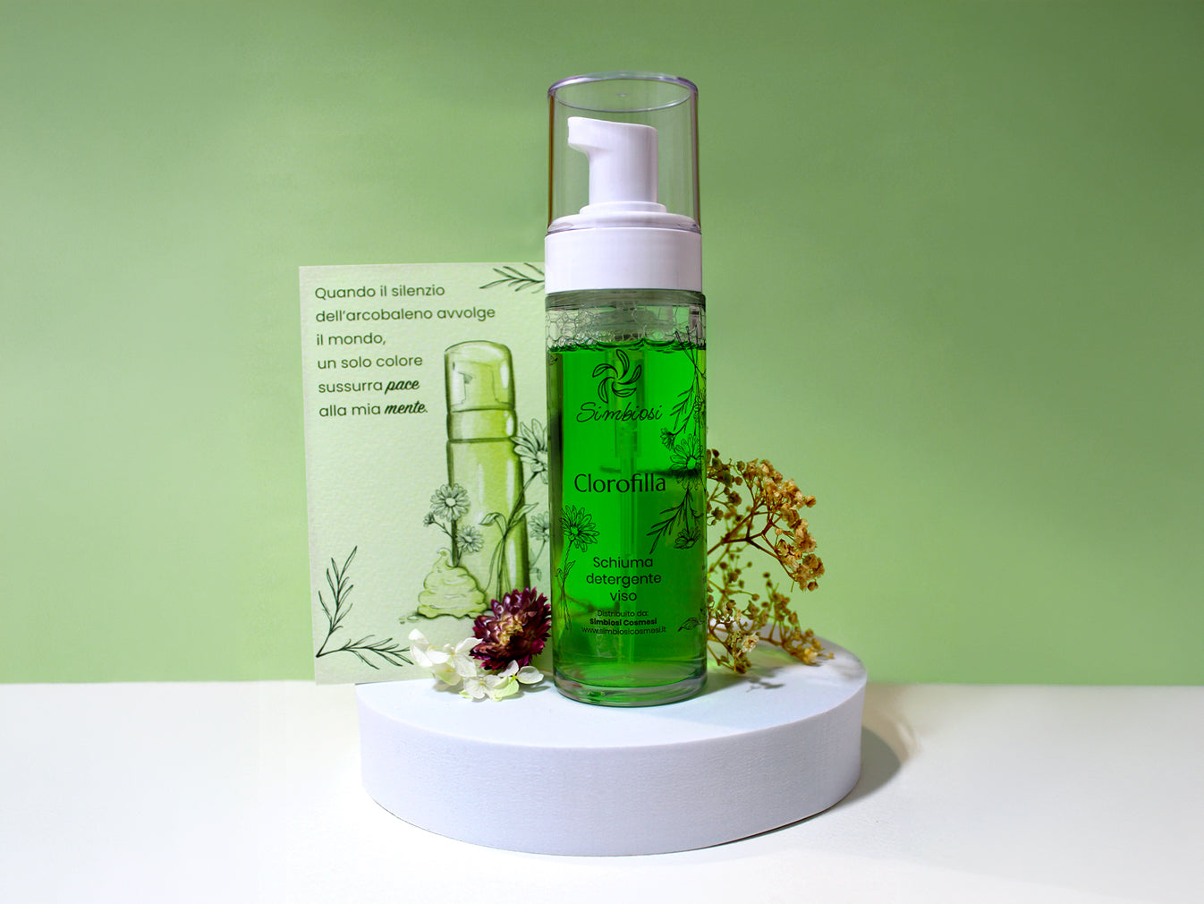 Stampa botanica di Clorofilla