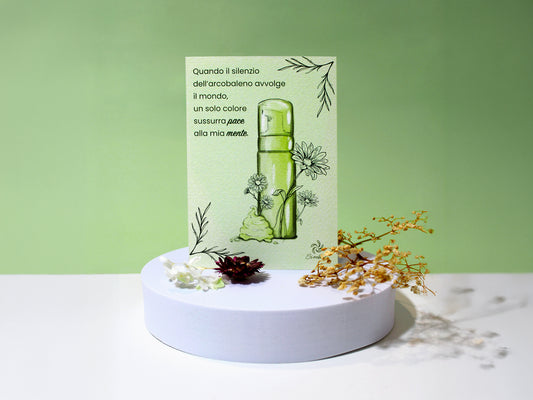 Stampa botanica di Clorofilla