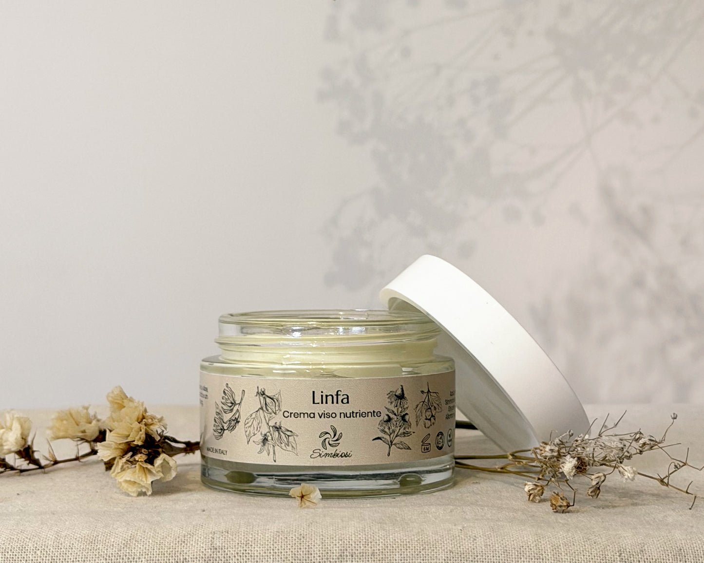 Linfa - Crema viso anti-age con Aloe ed Echinacea (50 ml)